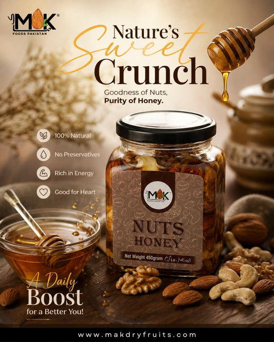 Honey Nuts in Pakistan – A Delicious Blend of Premium Nuts & Pure Honey